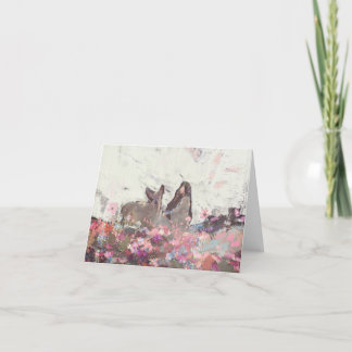 Blank gevouwen Kaart: Darly Loved Bedankkaart