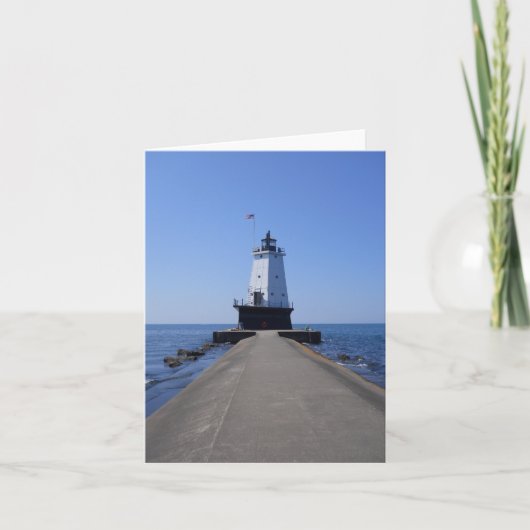 Blank gevulde kaart voor de vuurtoren van North Pi (Voorkant)