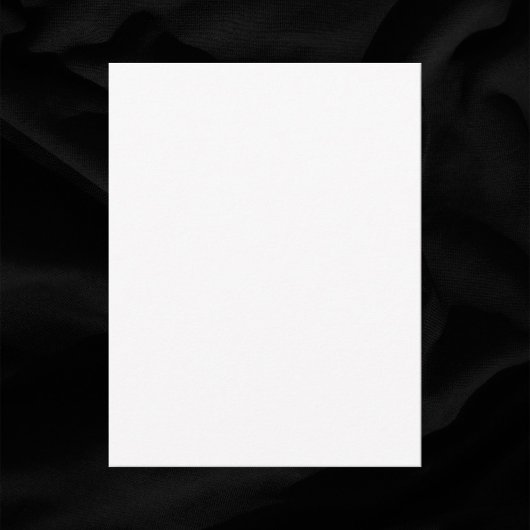 Blank Gewoon Wit 4.25 "x 5.5" Huwelijk RSVP Kaartje