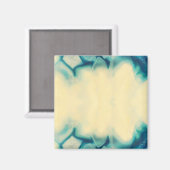 Blank Glamoureus Aqua Blue Crystal Save The Date Magneet (Voorkant / Achterkant)