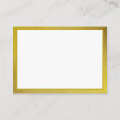 Blank Gold Mam Advice Kaart Wedding, vrouw, Bride (Achterkant)