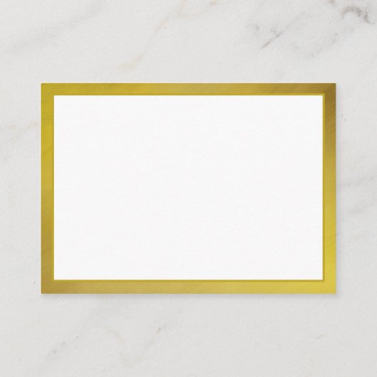 Blank Gold Mam Advice Kaart Wedding, vrouw, Bride (Achterkant)