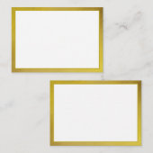 Blank Gold Mam Advice Kaart Wedding, vrouw, Bride (Voorkant / Achterkant)