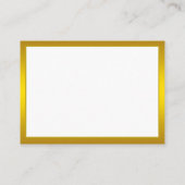 Blank Gold Mam Advice Kaart Wedding, vrouw, Bride (Achterkant)