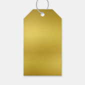 Blank gouden achtergrond Sjabloon Cadeaulabel (Voorkant)
