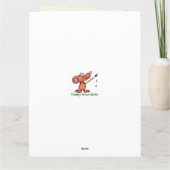 Blank Great Blue Heron Wildlife Bird Art Natuur Kaart (Achterkant)