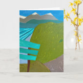 Blank Greeting Card Kaart (Gele Bloem)