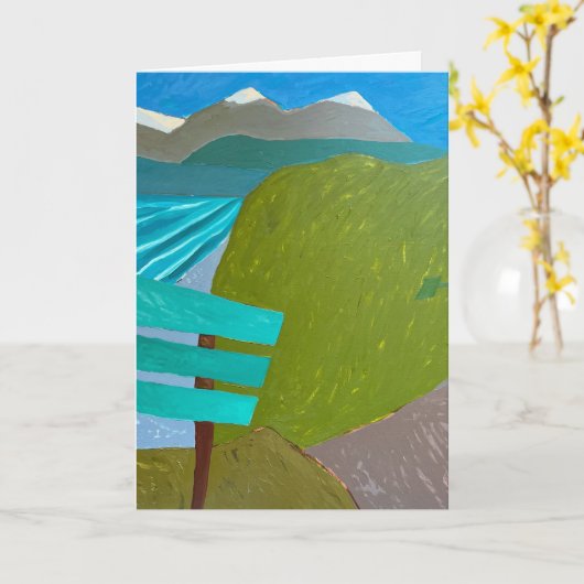 Blank Greeting Card Kaart (Gele Bloem)