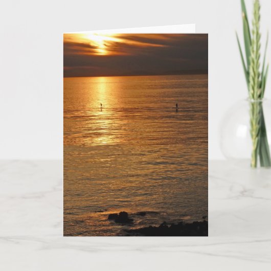 Blank greeting card met foto van Laguna Beach Kaart (Voorkant)