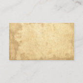 Blank Grungy Gevlekt Papier Visitekaartjes (Achterkant)