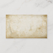 Blank Grungy Gevlekt Papier Visitekaartjes (Achterkant)