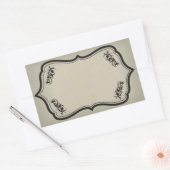 Blank Halloween Jar Sticker Label (Envelop)