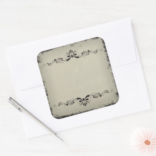 Blank Halloween Jar Sticker Label (Envelop)