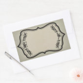 Blank Halloween Jar Sticker Label met Skulls (Envelop)