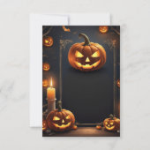 Blank Halloween Uitnodiging Kaart (Voorkant)