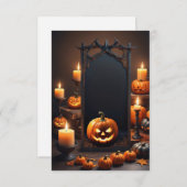 Blank Halloween Uitnodiging Kaart (Voorkant / Achterkant)