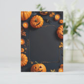 Blank Halloween Uitnodiging Kaart (Staand voorkant)