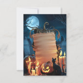 Blank Halloween Uitnodiging Kaart (Voorkant)