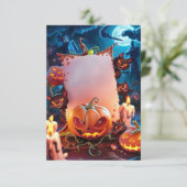 Blank Halloween Uitnodiging Kaart (Staand voorkant)