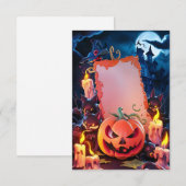 Blank Halloween Uitnodiging Kaart (Voorkant / Achterkant)