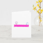 Blank Happy Birthday Banner Kaart (Gele Bloem)