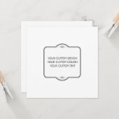 BLANK hier uw ontwerp - Kaart (Voorkant / Achterkant in situ)