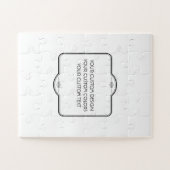 BLANK hier uw ontwerp - Legpuzzel (Horizontaal)