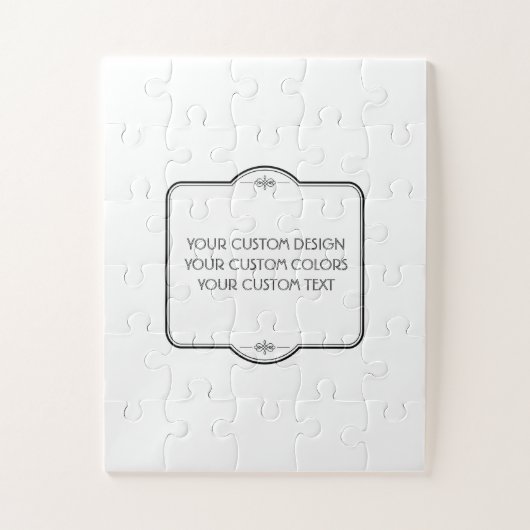 BLANK hier uw ontwerp - Legpuzzel (Verticaal)