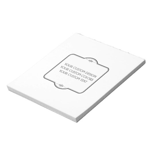 BLANK hier uw ontwerp - Notitieblok (Linkerzijde)