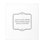 BLANK hier uw ontwerp - Notitieblok (Voorkant)