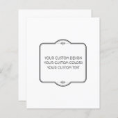 BLANK hier uw ontwerp - Papierblad (Voorkant / Achterkant)