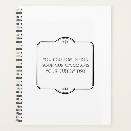 BLANK hier uw ontwerp - Planner (Voorkant)