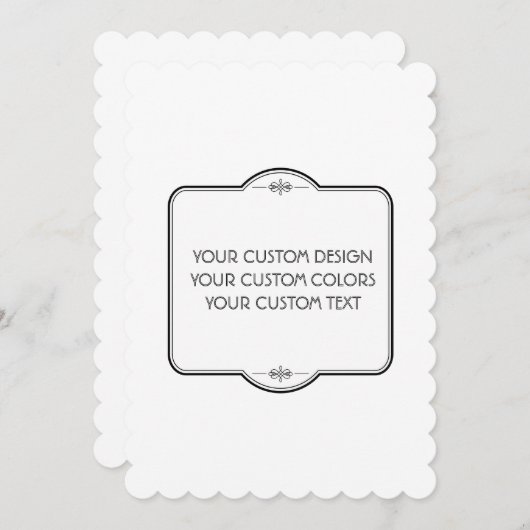 BLANK hier uw ontwerp - sparen de Datum Save The Date (Voorkant / Achterkant)