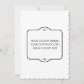 BLANK hier uw ontwerp - sparen de Datum Save The Date (Voorkant)