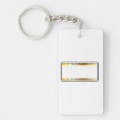 Blank Illinois State License Bord Sleutelhanger (Voorkant)