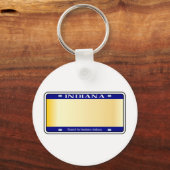 Blank Indiana State License Bord Sleutelhanger (Voorkant)