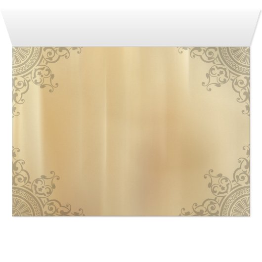 Blank Inside Yellow Rose Fancy zwart  (Binenzijde Horizontaal (Onderkant))