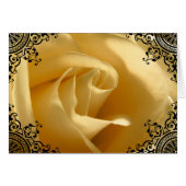 Blank Inside Yellow Rose Fancy zwart  (Voorkant Horizontaal)