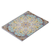 Blank Journal Blue en Gold Mandala Notitieboek (Linkerzijde)