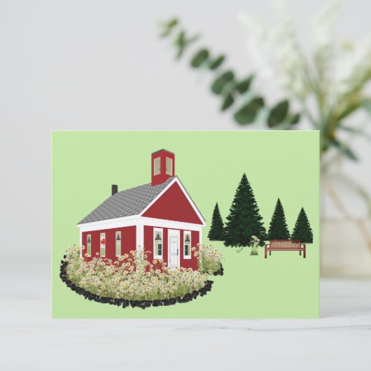 Blank Kaart - Canadian Flag Version School (Staand voorkant)