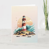 Blank Lighthouse Wenskaart #2 Bedankkaart (Voorkant)