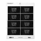 Blank - Maak je eigen aangepaste Etiket (Full Sheet)