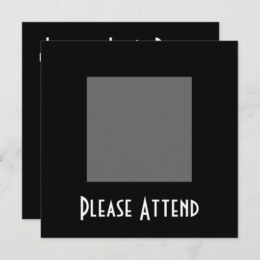 BLANK - MAak UW EIGEN AANPASBARE Kaart (Voorkant / Achterkant)