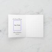 Blank Memorial Foto Bedankt Opmerking Kaart -- Lil (Binnen)