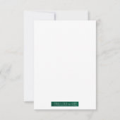 Blank met bos en maan bedankkaart (Achterkant)