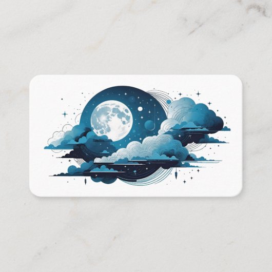 Blank Moon Oracle-Kaarten Visitekaartje (Voorkant)