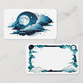 Blank Moon Oracle-Kaarten Visitekaartje