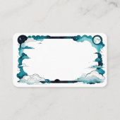 Blank Moon Oracle-Kaarten Visitekaartje (Achterkant)