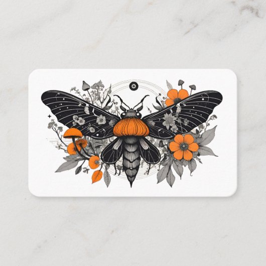 Blank Moth Oracle-Kaarten Visitekaartje (Voorkant)