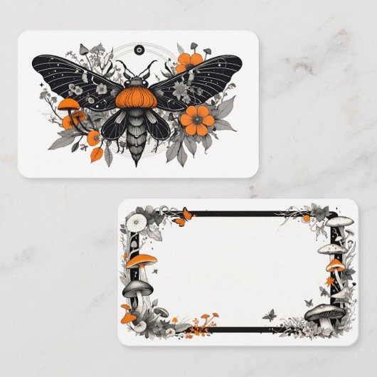 Blank Moth Oracle-Kaarten Visitekaartje (Voorkant / Achterkant)